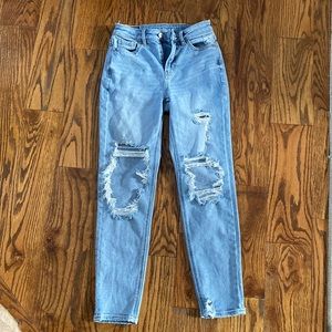 American Eagle mom jeans, size 000
